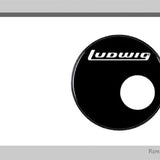 Ludwig Drums (black drumhead)