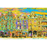 The houses of the squares of Arras, yellow psyche version