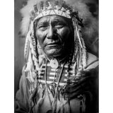Ghost Bear - Chef indien - Noir et Blanc - 1908-Imagesdartistes