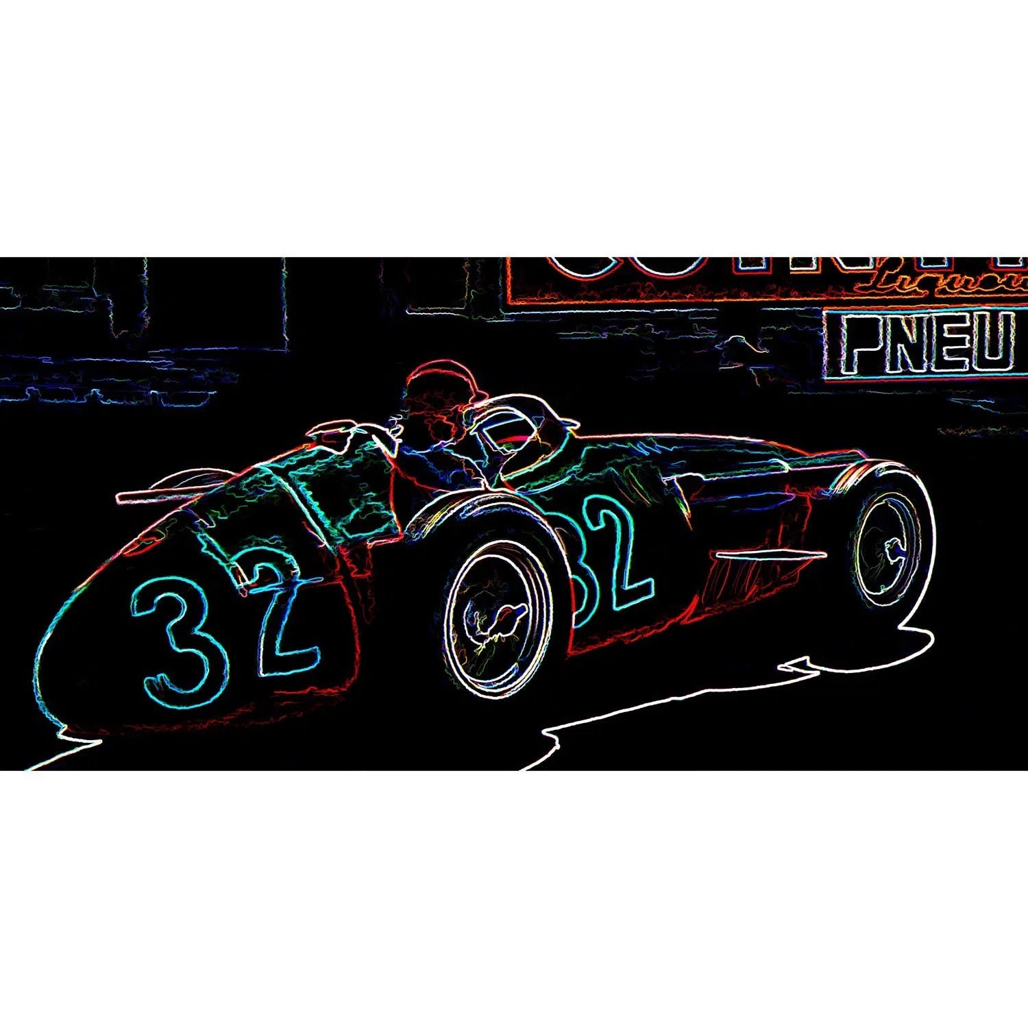 Grand Prix F1 Monaco - Juan Manuel Fangio-Imagesdartistes