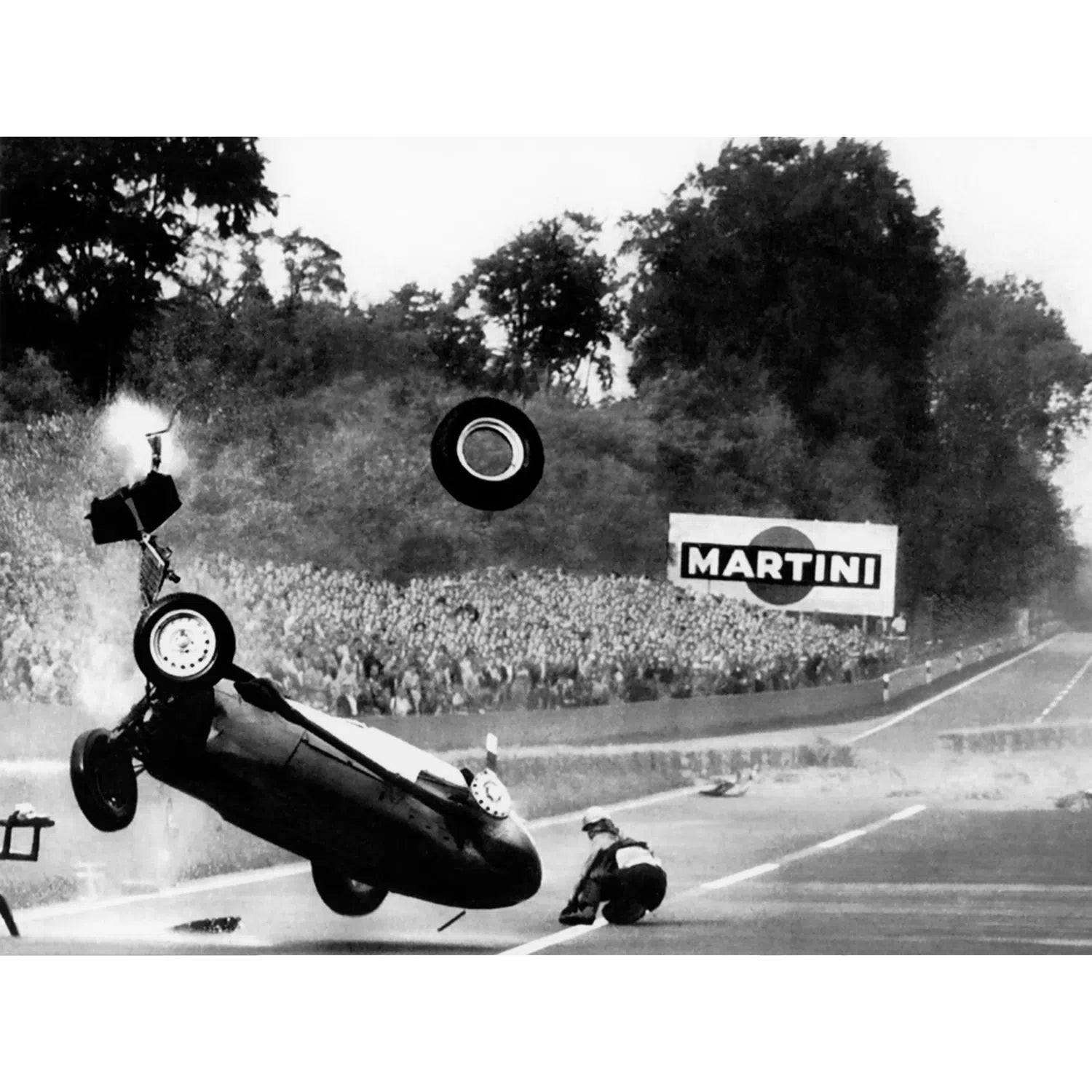 Grand Prix de Formule 1 - Crash de Hans Hermann-Imagesdartistes