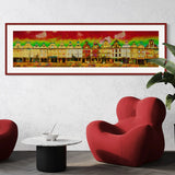 Panorama of the houses in the squares of Arras, Dweiller version
