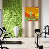 Arras pop art, version orange et vert