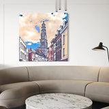 Le Beffroi d'Arras pastel