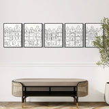 The facades in line version