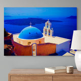 Blue and white in Santorini