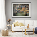 Manhattan Bridge, from the sky - New York