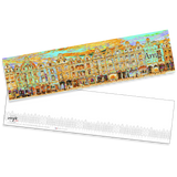 The facades of the Heroes' Square, yellow and green psyche