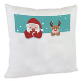 Santa Claus and his reindeer