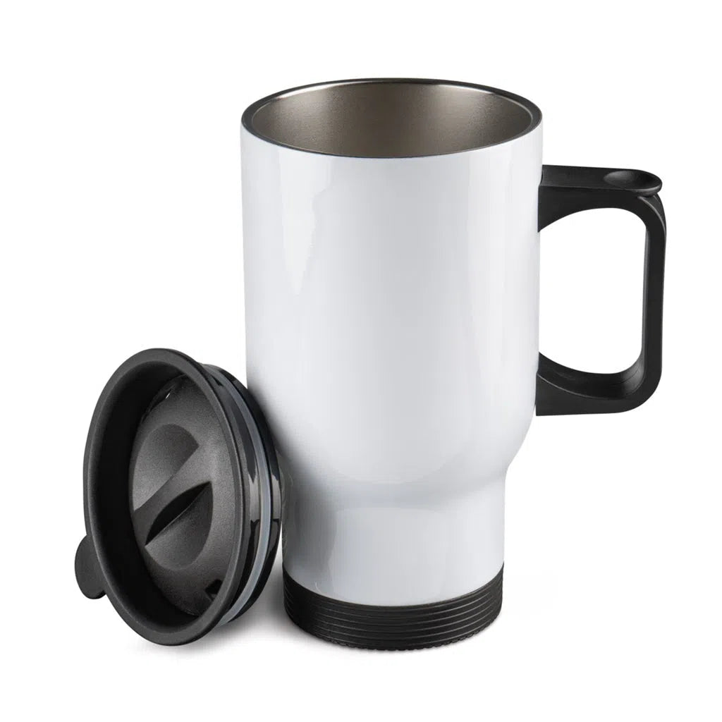 Mug Thermos Inox blanc-Imagesdartistes