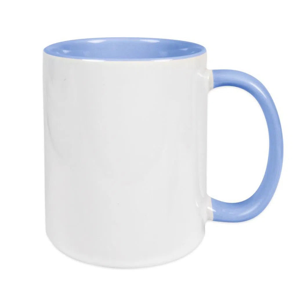 Mug bicolore Bleu Cambridge-Imagesdartistes