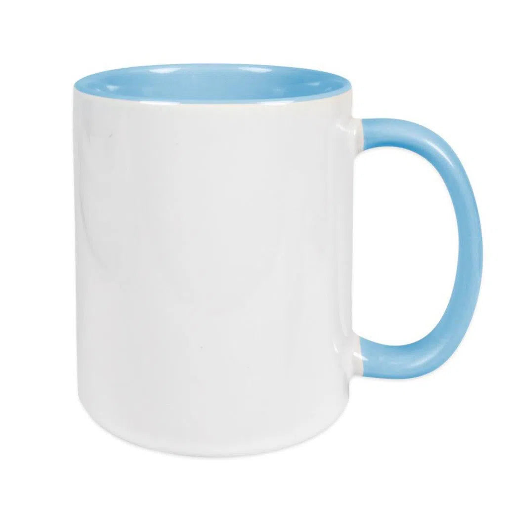 Mug bicolore Bleu Clair-Imagesdartistes