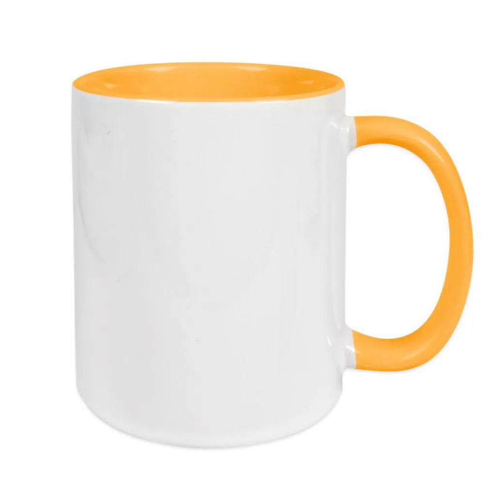 Mug bicolore Jaune doré-Imagesdartistes