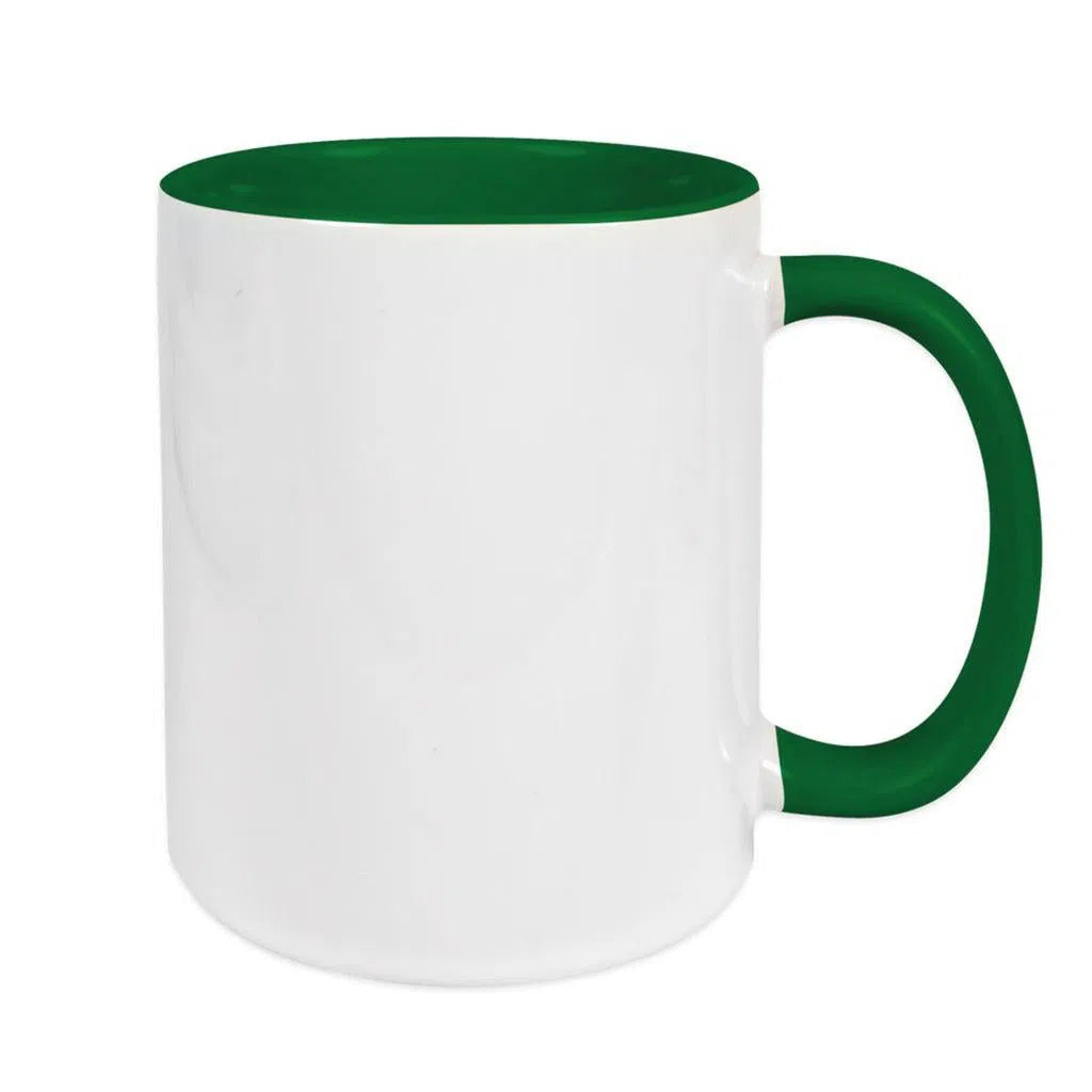 Mug bicolore Vert foncé-Imagesdartistes