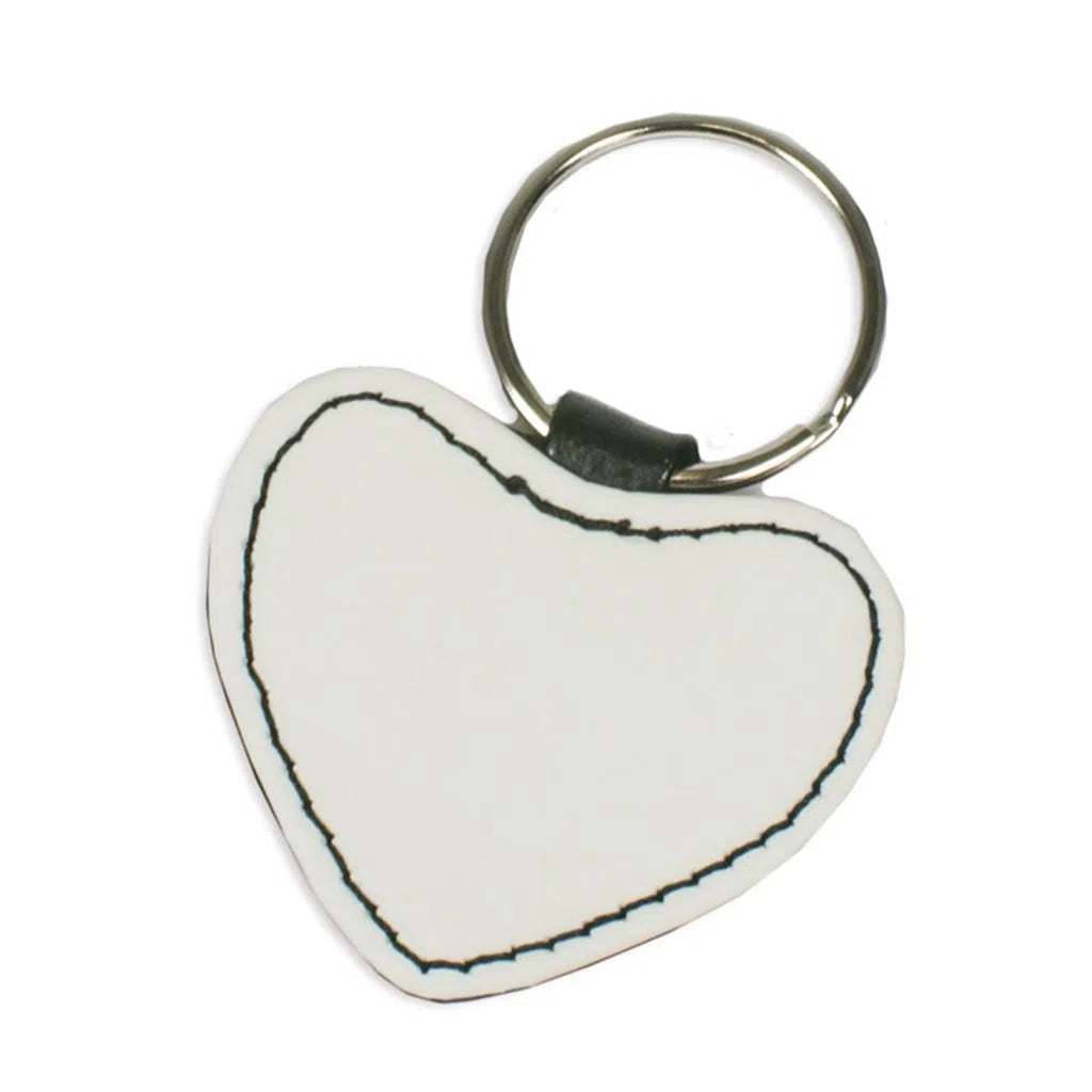 Porte-clés cuir (coeur)-Imagesdartistes