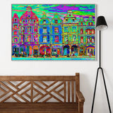 The houses of the squares of Arras, green psyche version (G)