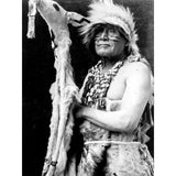 Chef indien avec son bâton travaillé-Imagesdartistes