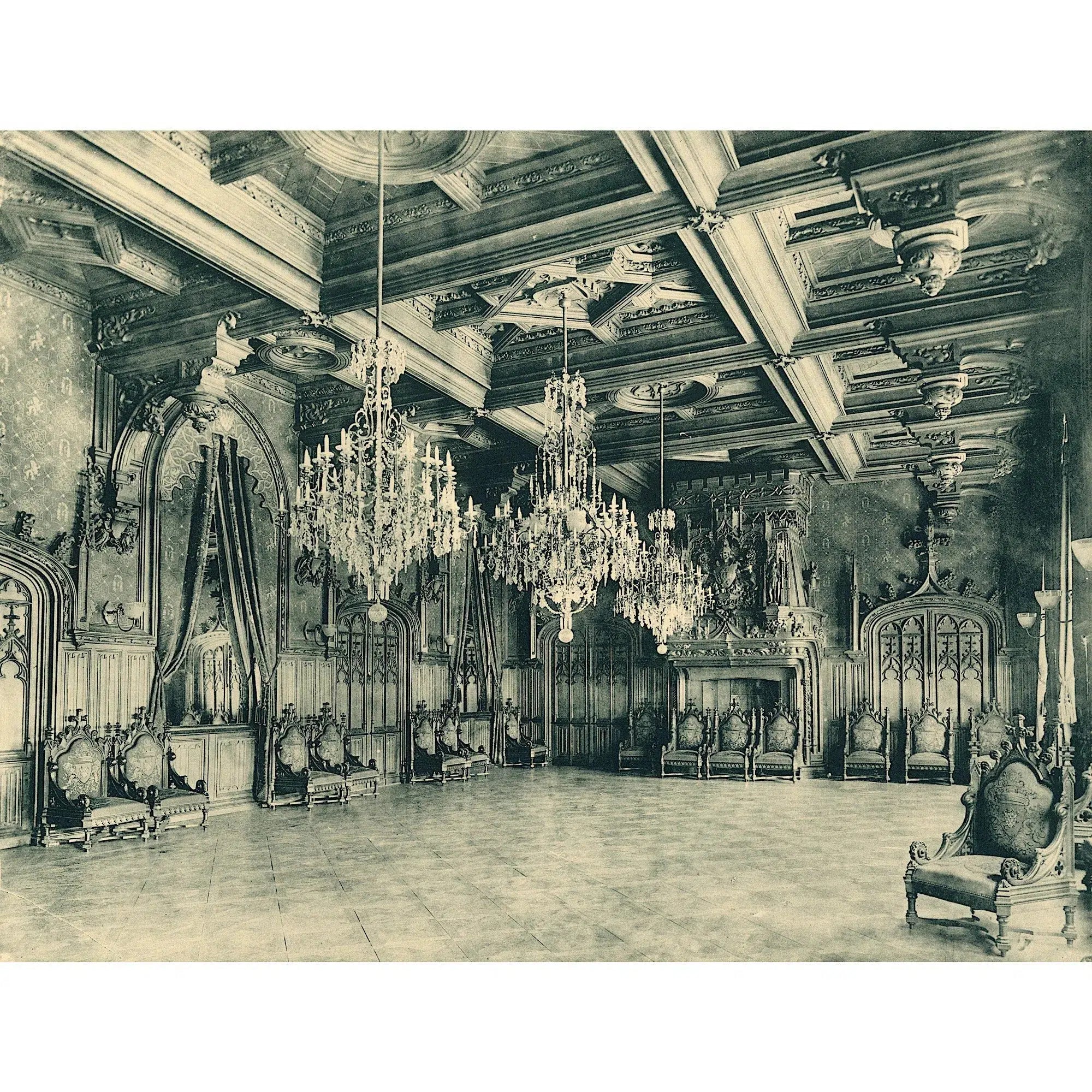 Arras, les grands salons de l'Hôtel de Ville en 1914-Imagesdartistes