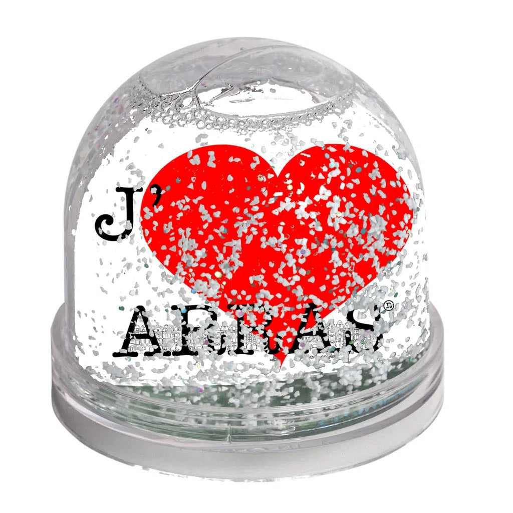 Boule à neige Beffroi d'Arras rouge et J'aime Arras-Imagesdartistes