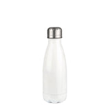 Bouteille isotherme en inox 350ml (blanc/bouchon argent)-Imagesdartistes