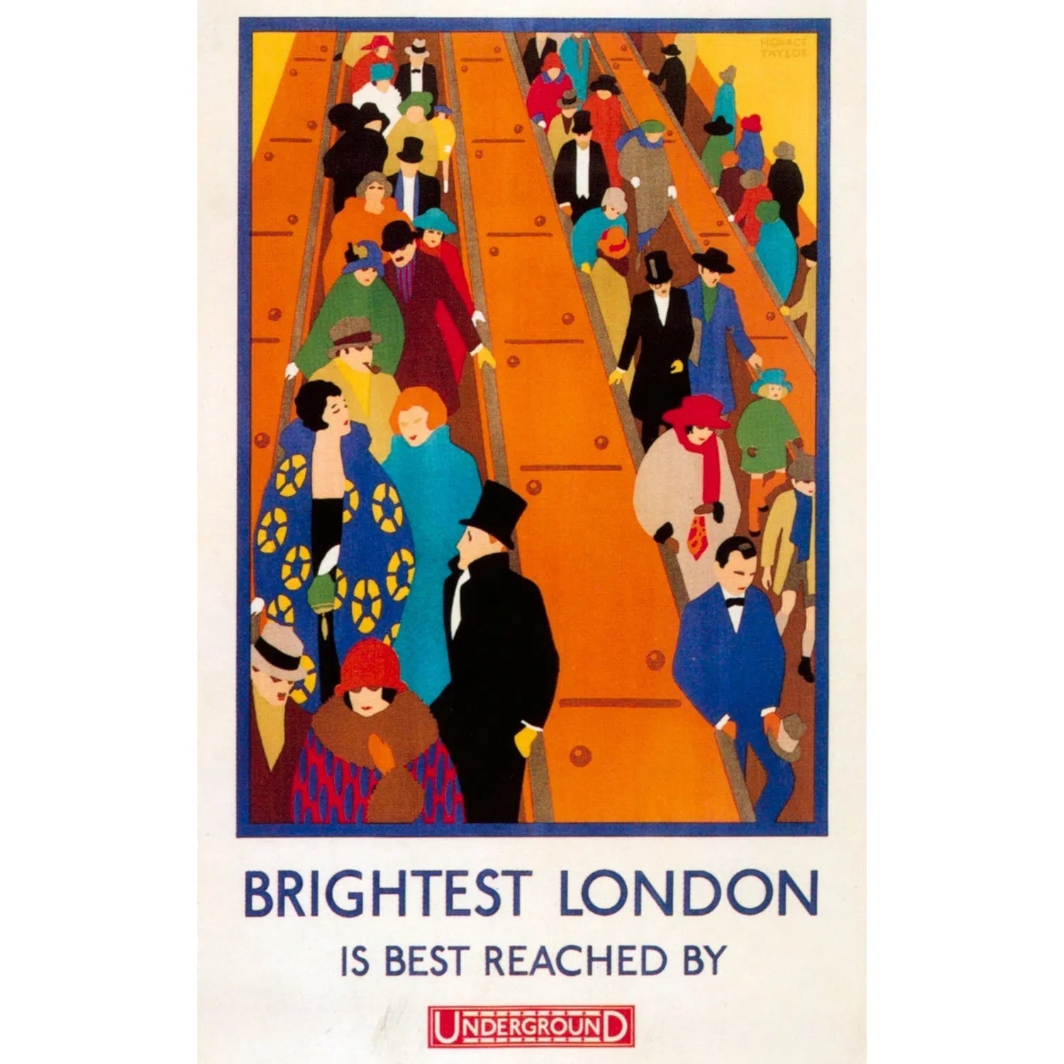 Brightest London best reached by London Underground-Imagesdartistes