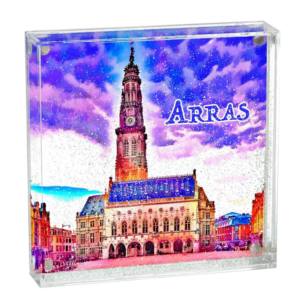 cadre-magnetique-beffroi-arras-mauve-Imagesdartistes