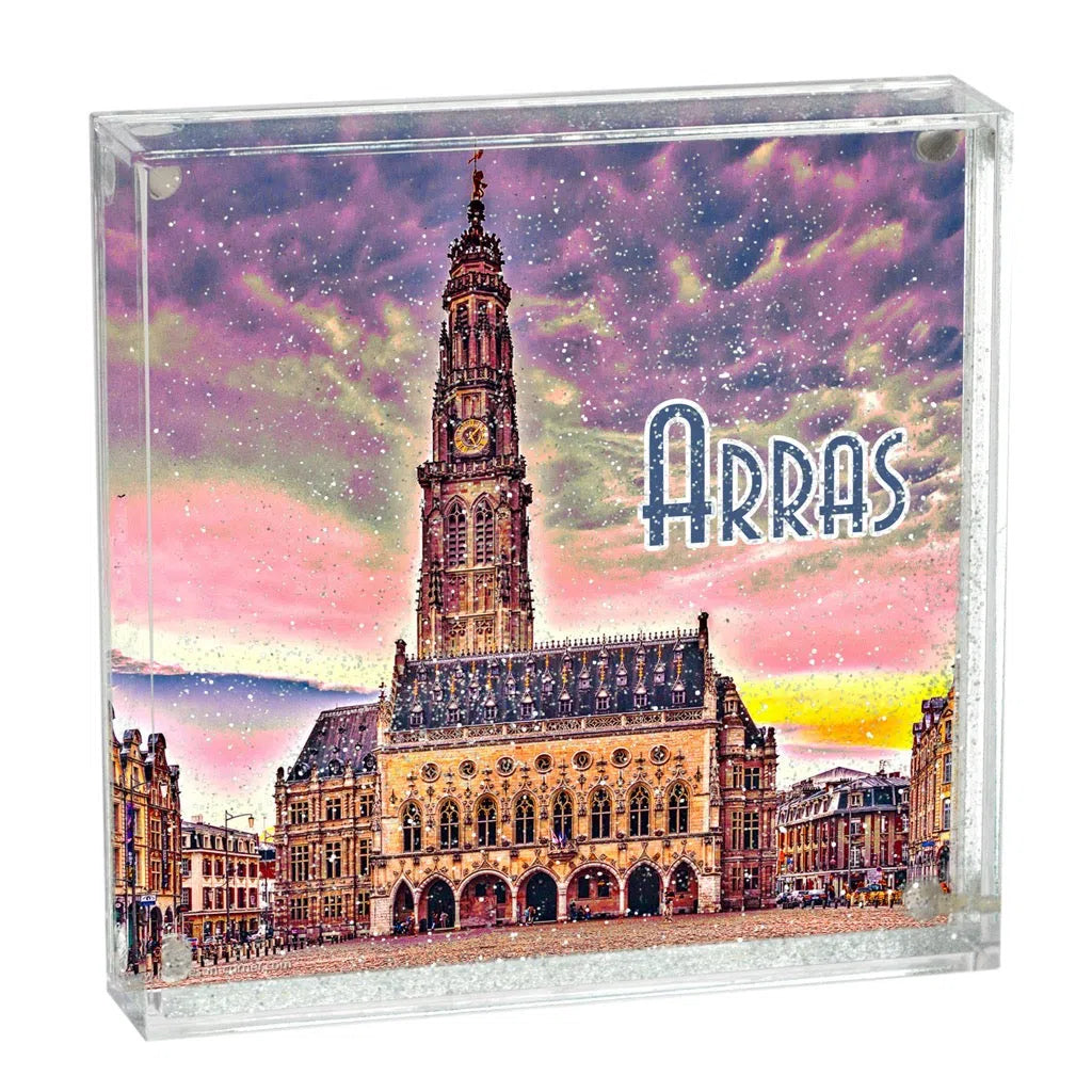 Cadre magnétique Beffroi d'Arras Rose-Imagesdartistes