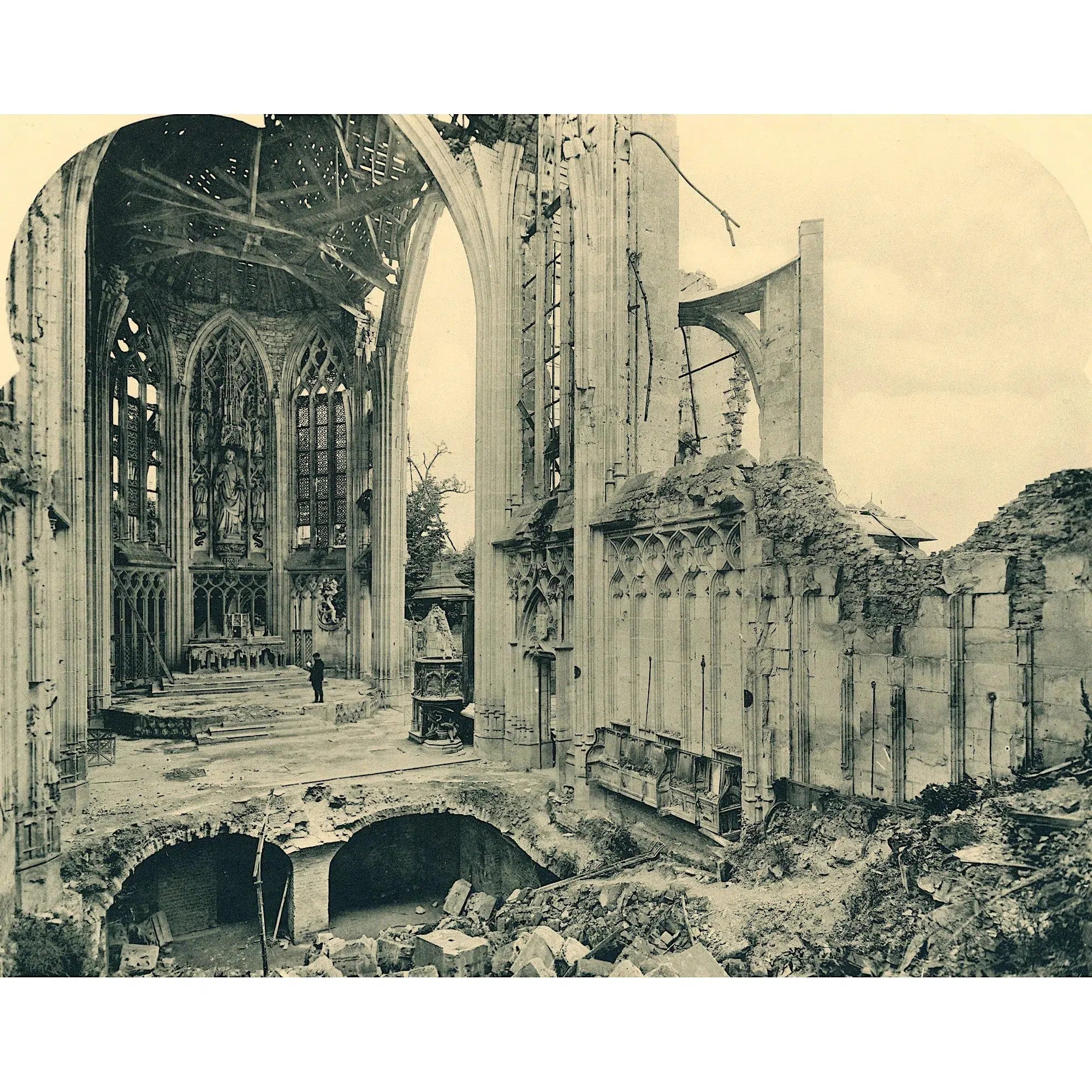 Chapelle du Saint-Sacrement d'Arras en 1918-Imagesdartistes