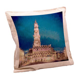 Coussin écru: Belle impression !-Imagesdartistes