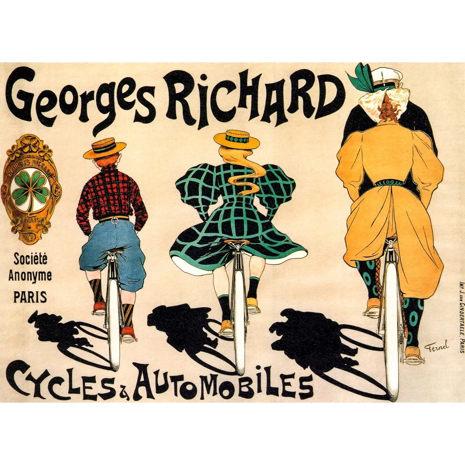 Georges Richard - Cycles & automobiles-Imagesdartistes