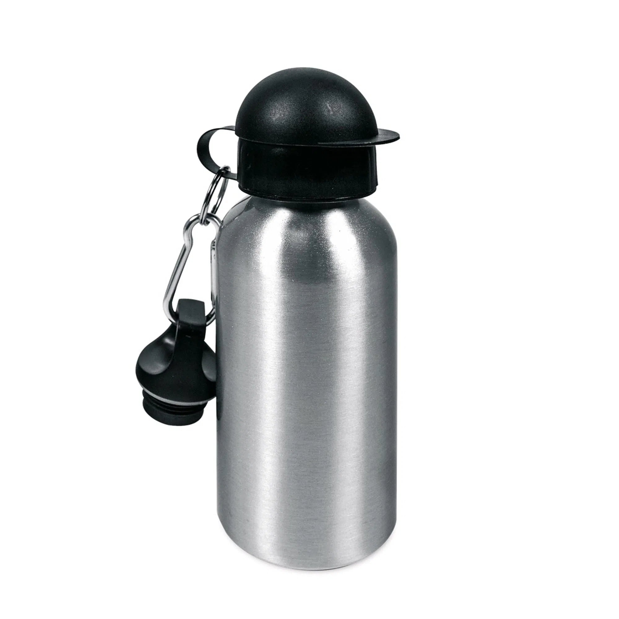 Gourde en aluminium 600ml (Argent)-Imagesdartistes