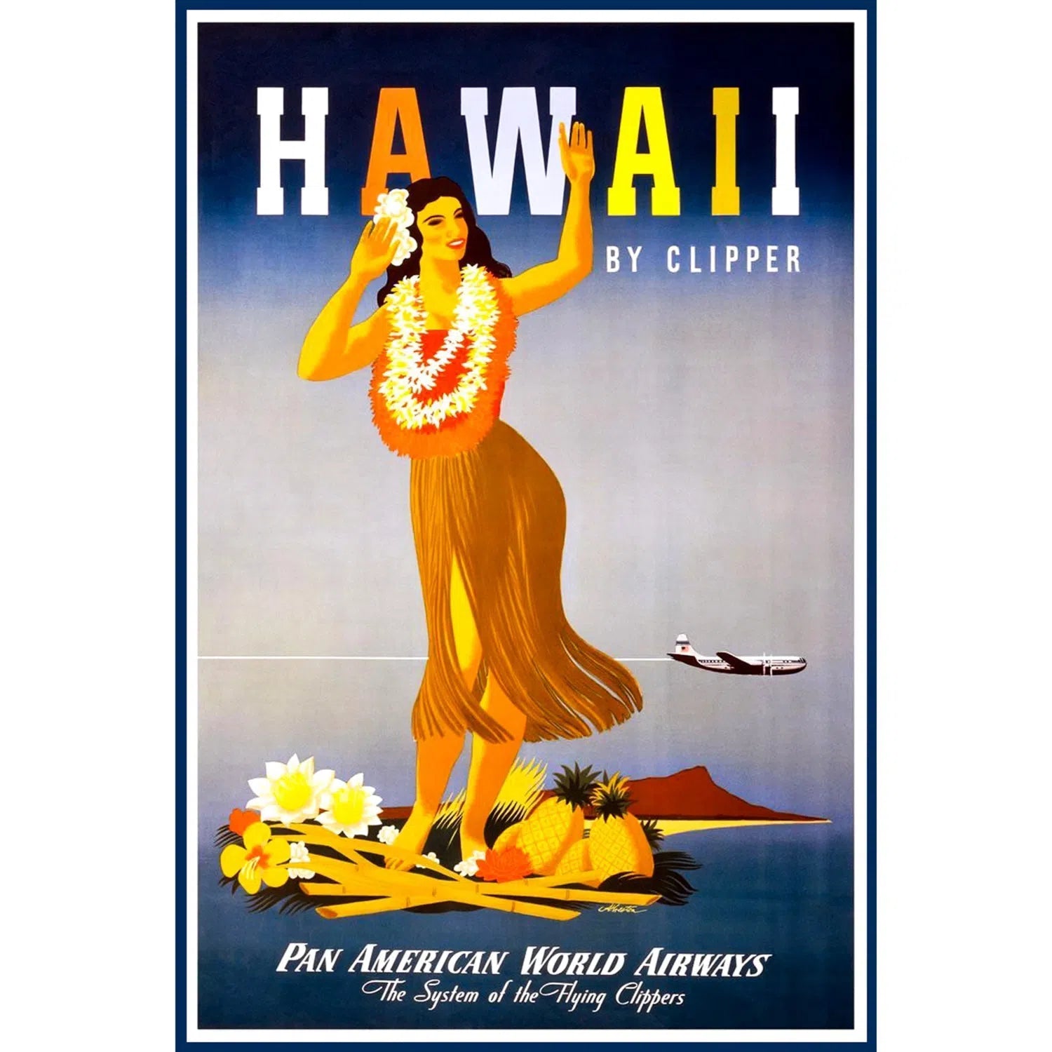 Hawaii by clipper - Pan American AIrways-Imagesdartistes