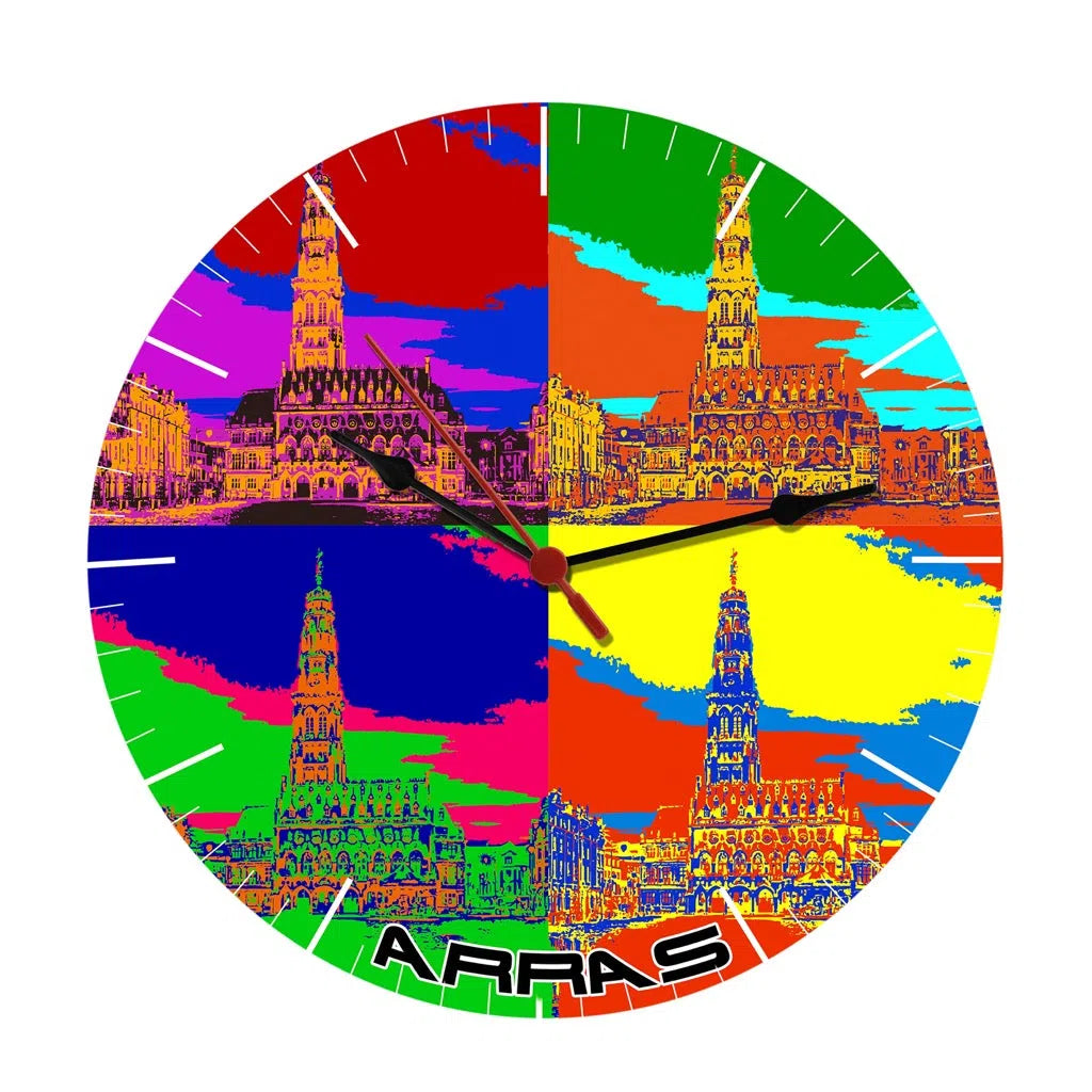 horloge-verre-beffroi-arras-pop-art-Imagesdartistes