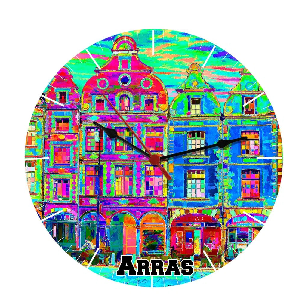 horloge-verre-facades-arras-psyche-vert-Imagesdartistes