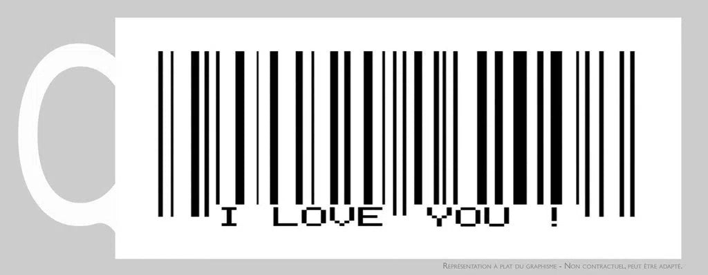I Love you barcode-Imagesdartistes