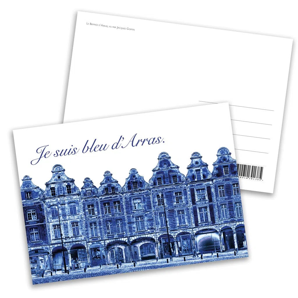 Arras, les façades des places, version bleu d'Arras-Imagesdartistes