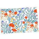 Dans le style liberty, les fleurs rouges-Imagesdartistes