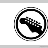 Logo Guitare (fond blanc)-Imagesdartistes