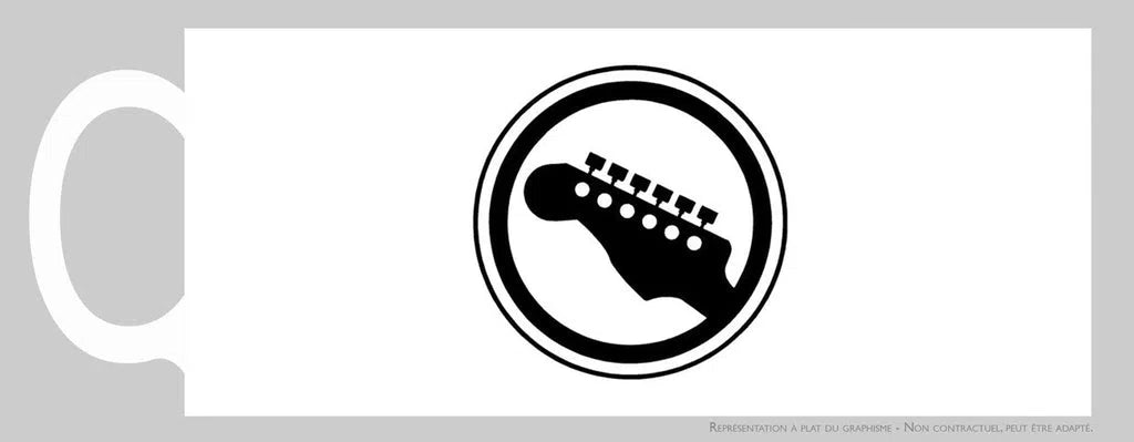 Logo Guitare (fond blanc)-Imagesdartistes