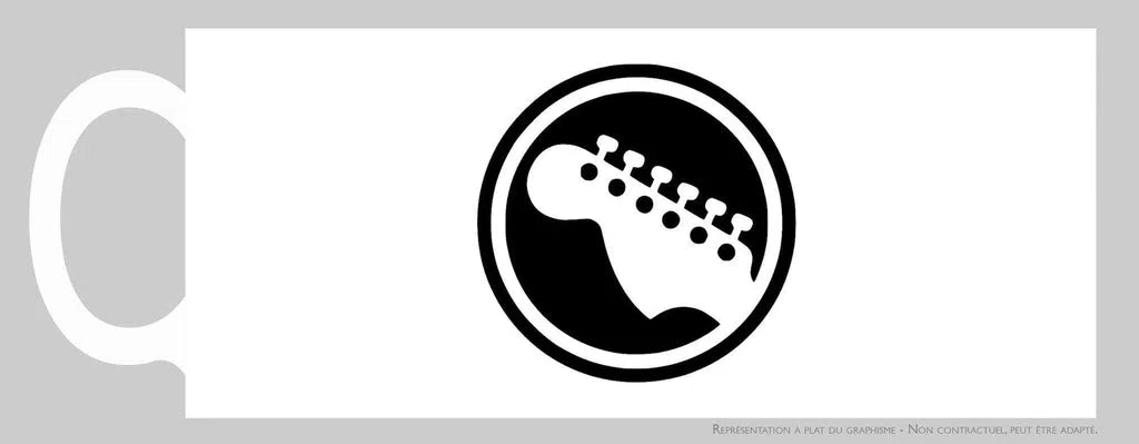 Logo Guitare (fond noir)-Imagesdartistes