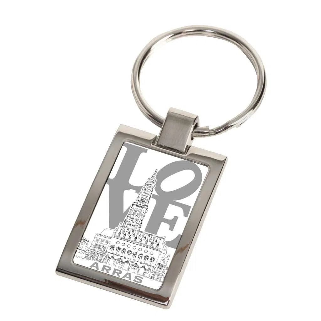 Porte-clés Arras Love gris-Imagesdartistes