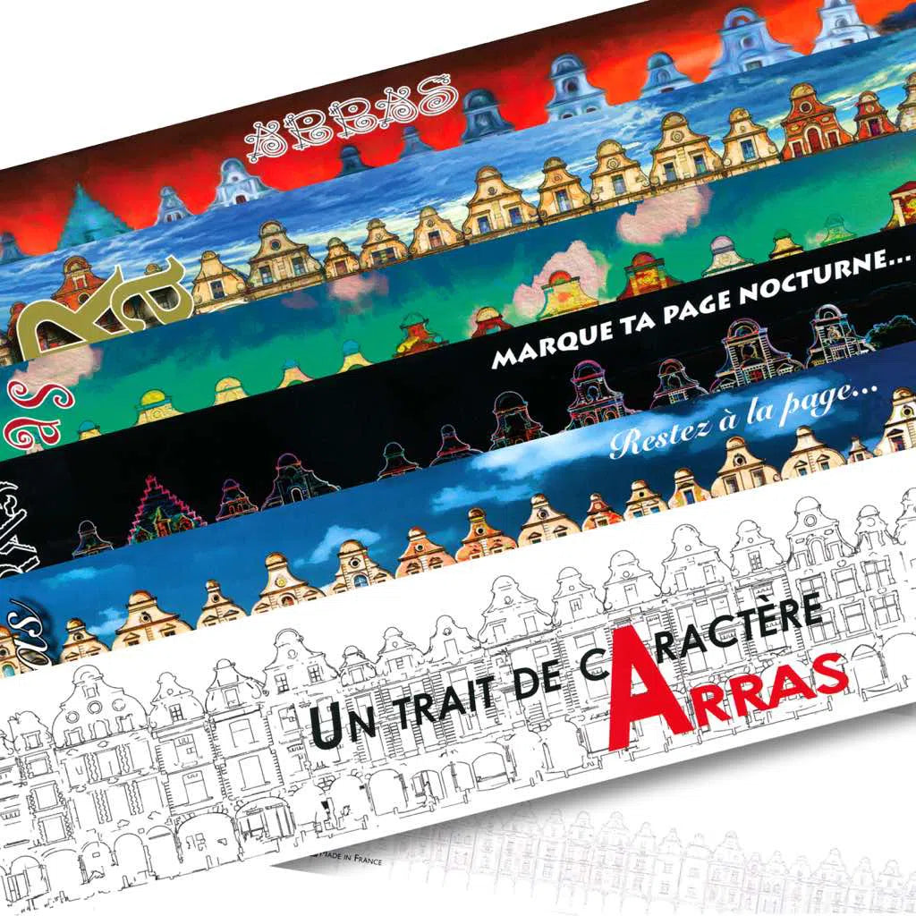 Marque-pages: les différentes façades d'Arras-Imagesdartistes