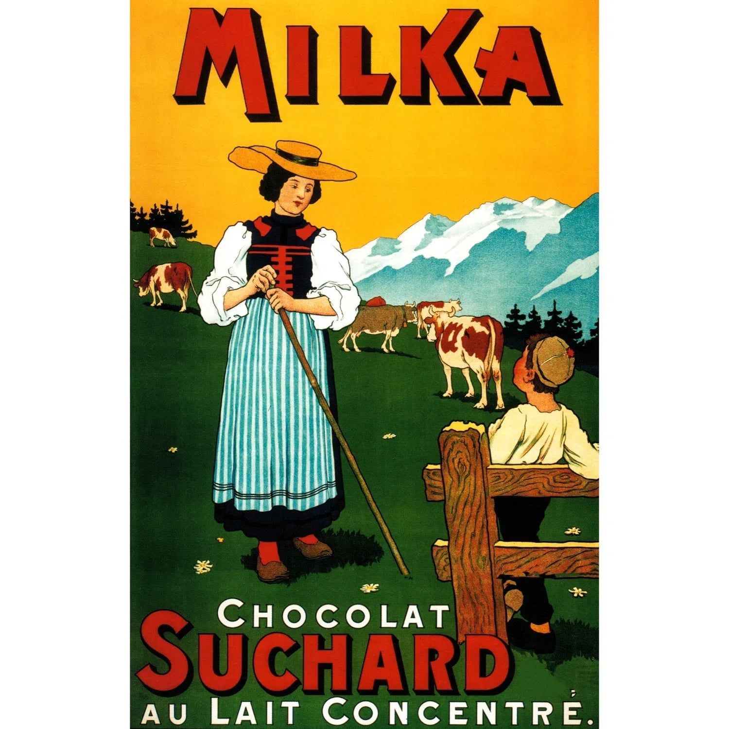 MILKA - chocolat Suchard au lait concentré-Imagesdartistes