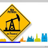 No Petrol in France-Imagesdartistes
