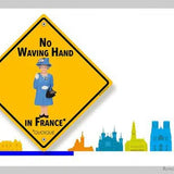 No waving hand in France-Imagesdartistes