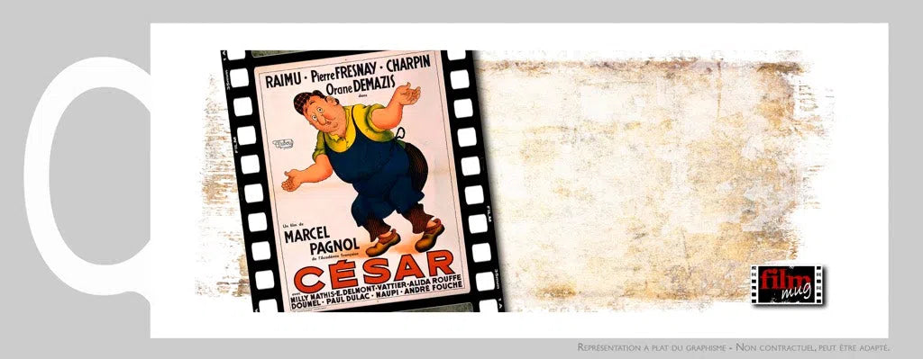 César (affiche signée Dubout)-Imagesdartistes
