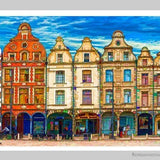 La place des héros version cartoon-Imagesdartistes