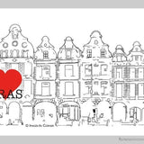 Arras, les façades des places + I love Arras-Imagesdartistes