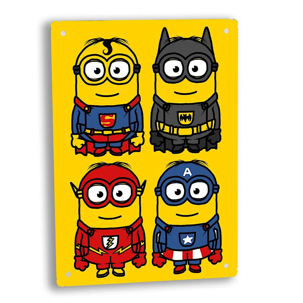 4 minions heros-Imagesdartistes