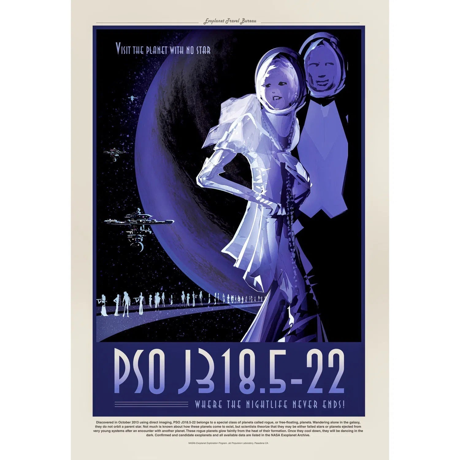 PSO J318.5-22 Where the nightlife never ends-Imagesdartistes